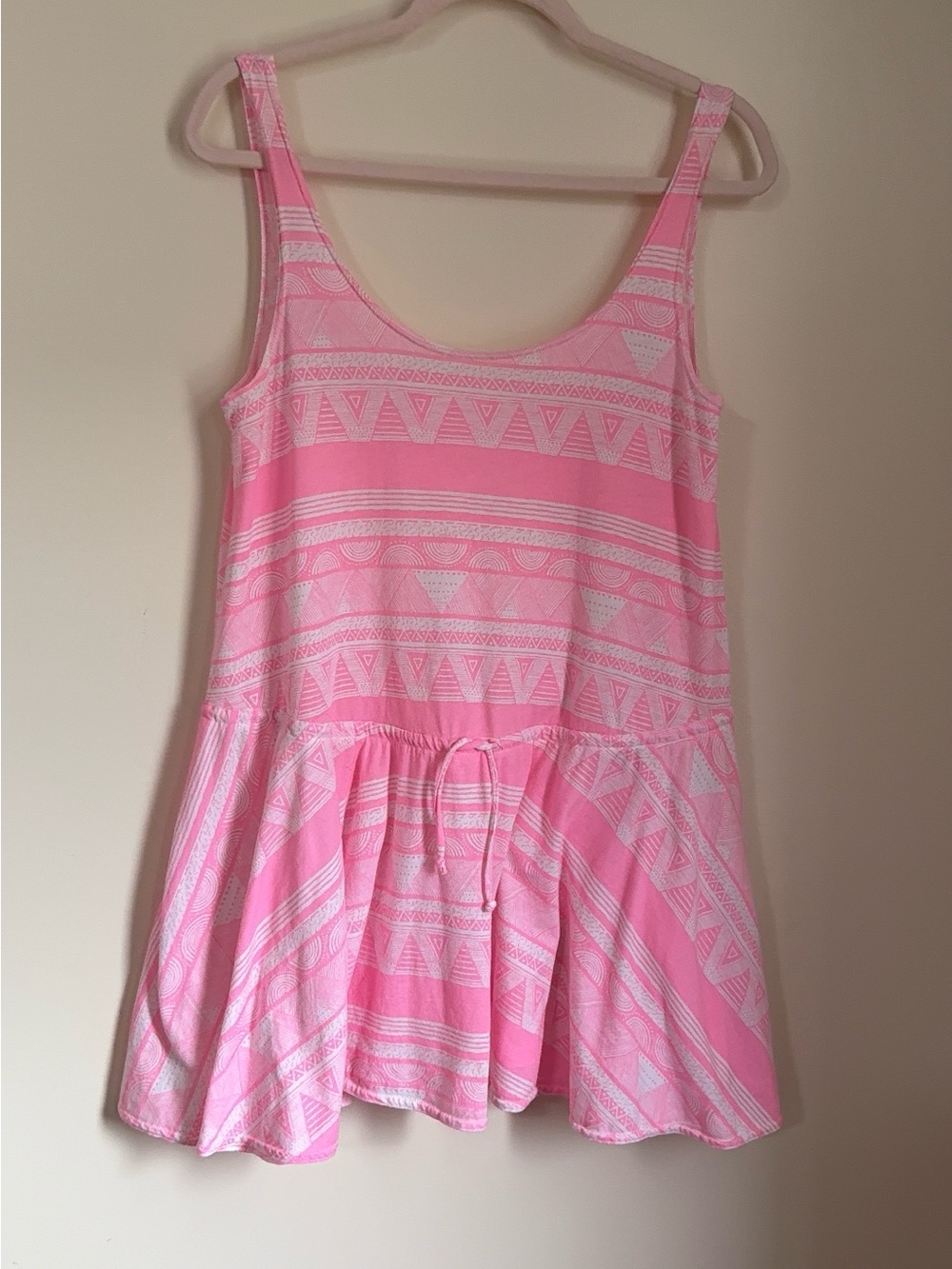 American Apparel Neon Pink Printed Tunic Size XS